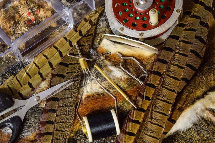 Fly Tying Tools and Materials For Fly Fishing Davy Wotton